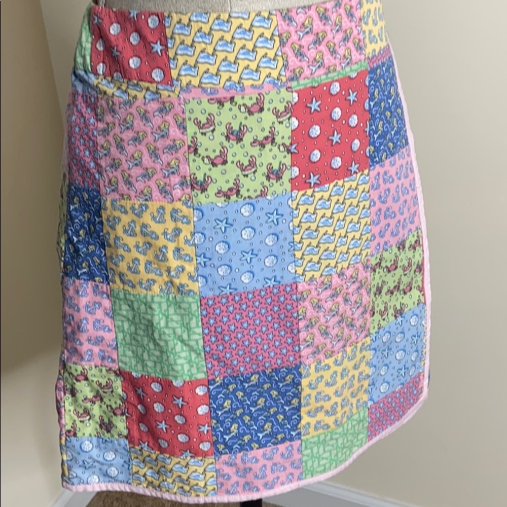 Vineyard Vines Patchwork Skirt 2 - image 3